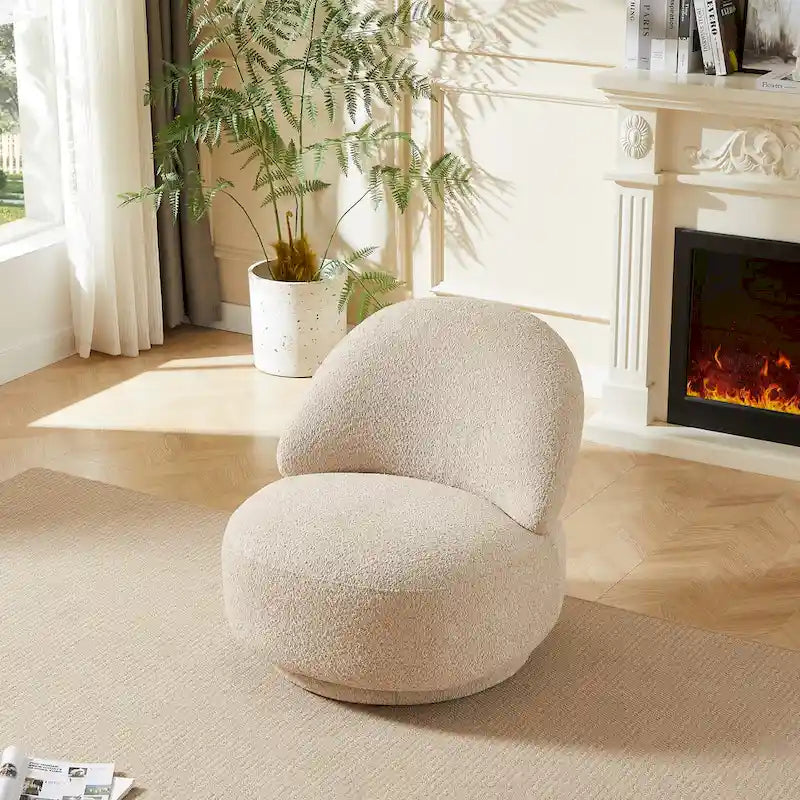 Sillón decorativo giratorio para sala