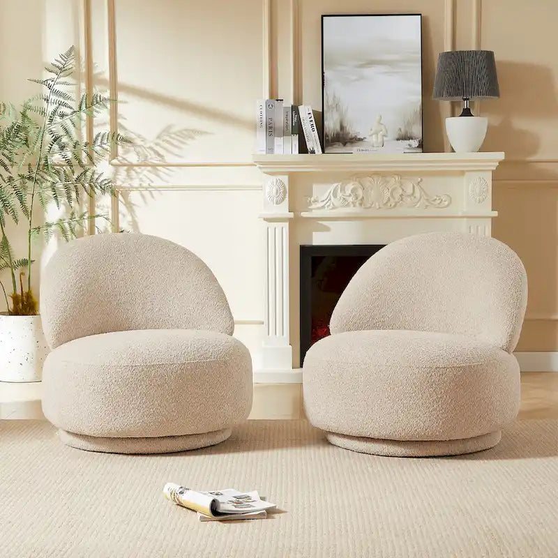 Sillón decorativo giratorio para sala