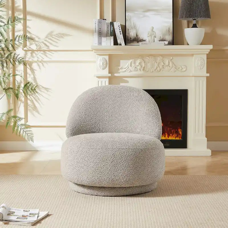 Sillón decorativo giratorio para sala