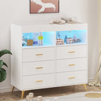 Cassettiera a 6 cassetti con piano rimovibile per il cambio del bambino