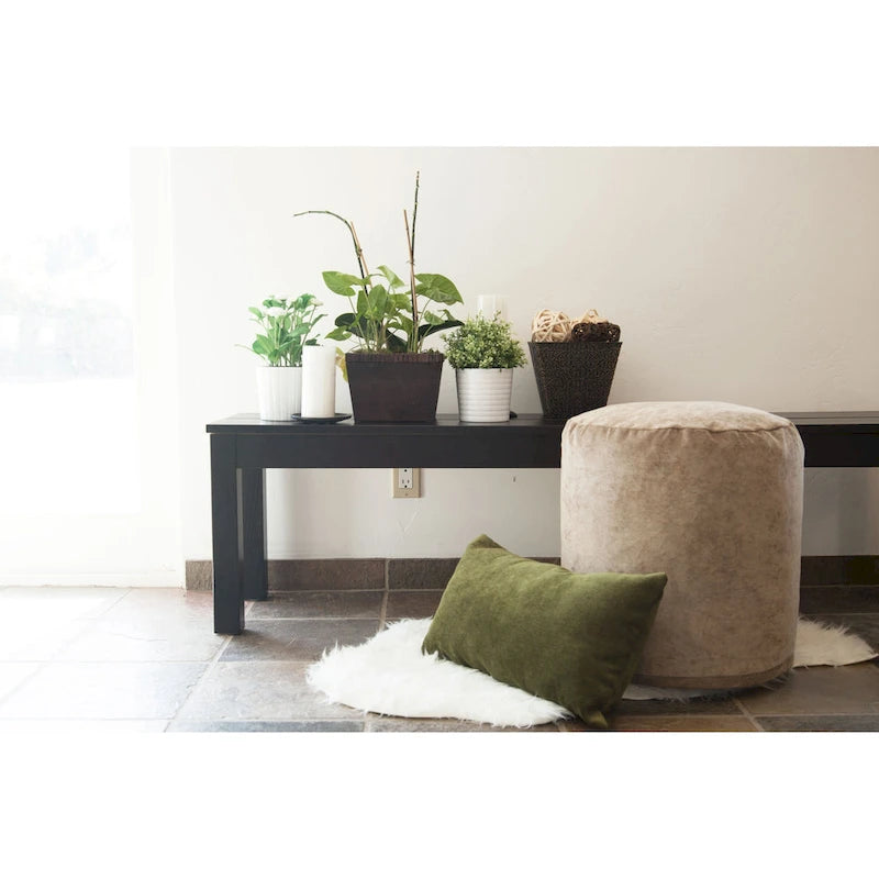 Pouf ottoman d’intérieur 16" x 16" x 17"