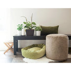 Pouf ottoman d’intérieur 16" x 16" x 17"
