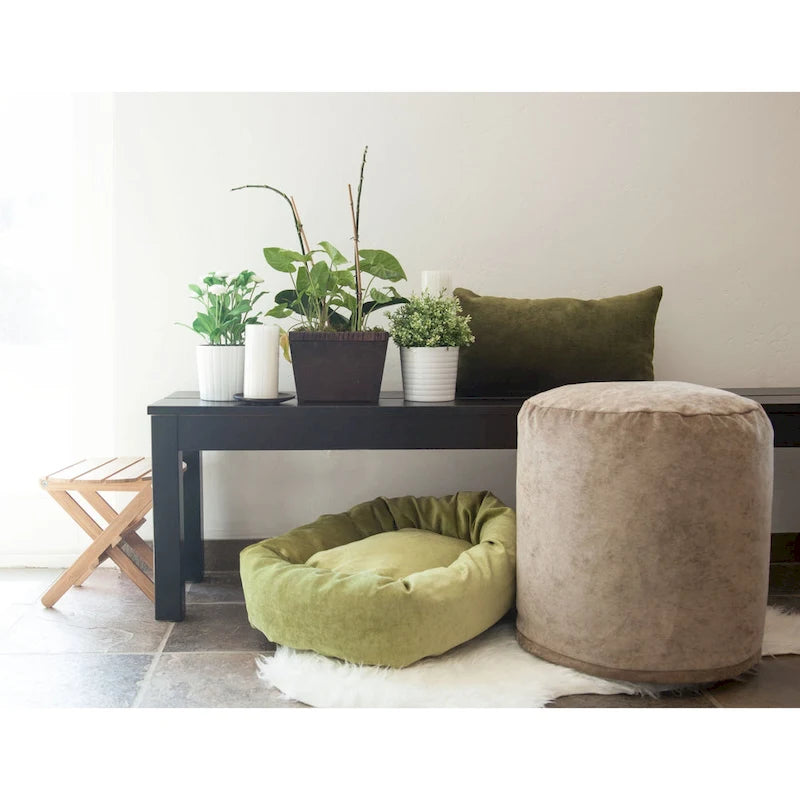 Pouf ottoman d’intérieur 16" x 16" x 17"