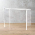 Transparenter Acryl-Konsolentisch