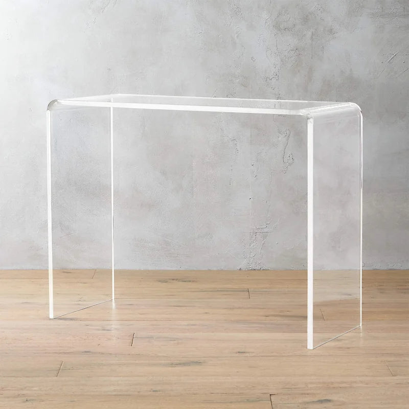 Transparenter Acryl-Konsolentisch