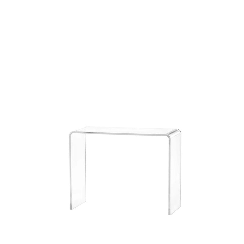 Transparenter Acryl-Konsolentisch