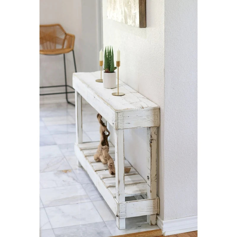 46-Zoll-Konsolentisch aus recyceltem Holz