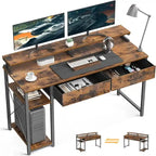 Computerschreibtisch mit Schubladen und Monitorablage