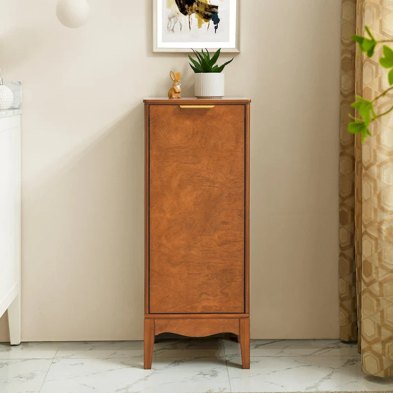Modern Bathroom Floor Cabinet with Adjustable Shelves