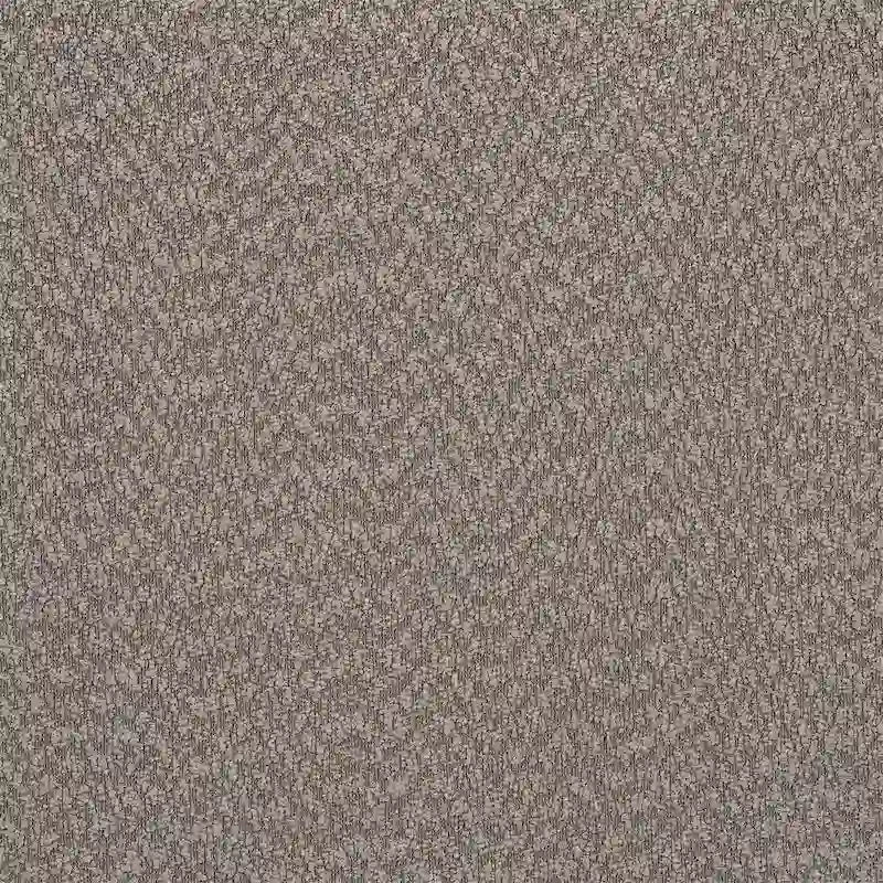 Gepolsterte Bank mit Bouclé-Stoff