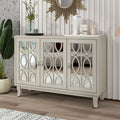 Credenza buffet contenitore a 3 ante con ante a specchio