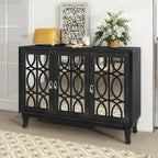 Credenza buffet contenitore a 3 ante con ante a specchio