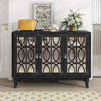 Credenza buffet contenitore a 3 ante con ante a specchio