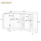 Credenza buffet contenitore a 3 ante con ante a specchio