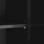Credenza buffet contenitore a 3 ante con ante a specchio