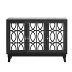 Credenza buffet contenitore a 3 ante con ante a specchio