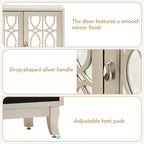 Credenza buffet contenitore a 3 ante con ante a specchio
