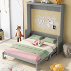 Murphy-Bett in Queen-Size mit Ablagefach