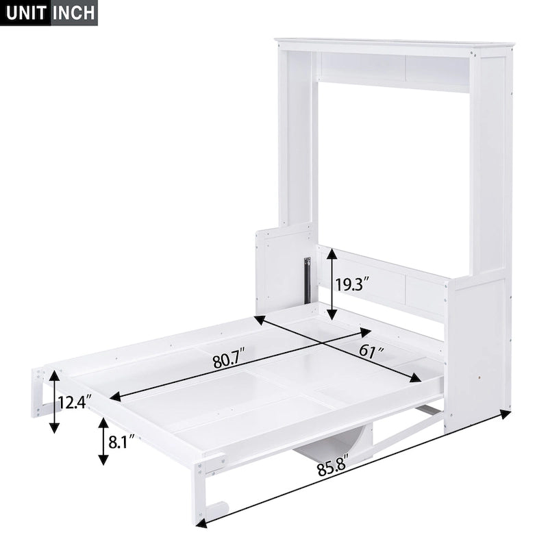 Murphy-Bett in Queen-Size mit Ablagefach