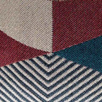 Quadratischer Indoor-/Outdoor-Pouf-Hocker, 18 x 18 x 18