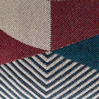 Quadratischer Indoor-/Outdoor-Pouf-Hocker, 18 x 18 x 18