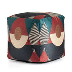 Quadratischer Indoor-/Outdoor-Pouf-Hocker, 18 x 18 x 18