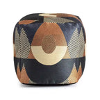 Quadratischer Indoor-/Outdoor-Pouf-Hocker, 18 x 18 x 18