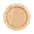 Tavolino rotondo in rattan - 9x9x22 pollici