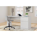 Signature Design by Ashley Onita White 60 Home Office Desk