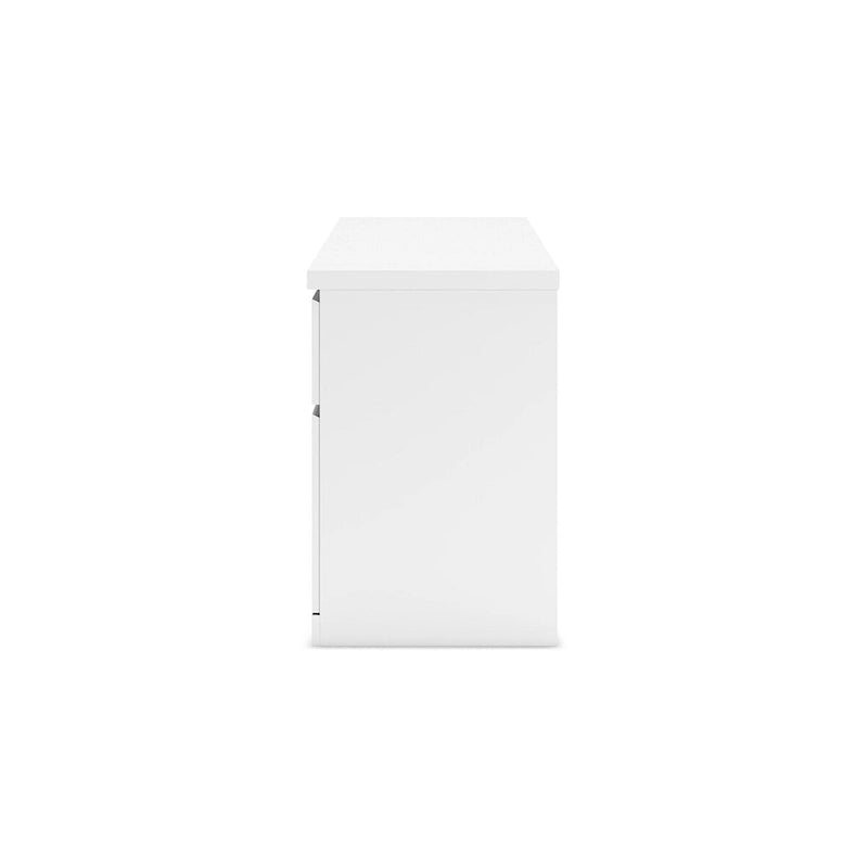 Scrivania bianca da 60" per ufficio domestico con cassetto e contenitore