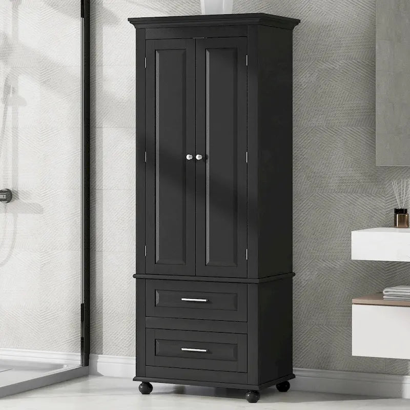Hochschrank mit Schubladen