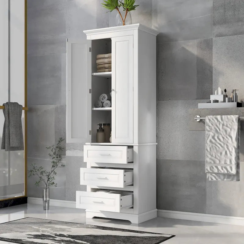 Hochschrank mit Schubladen
