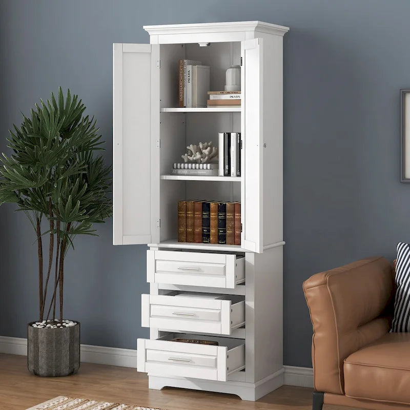 Hochschrank mit Schubladen