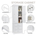 Hochschrank mit Schubladen