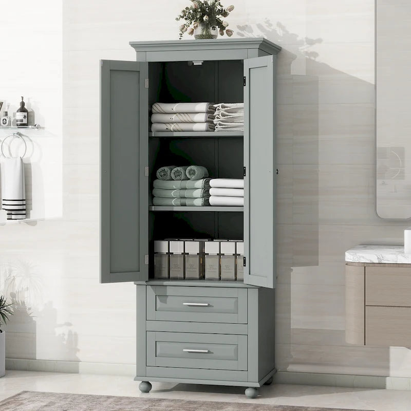 Hochschrank mit Schubladen