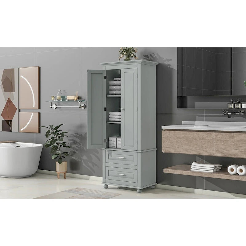 Hochschrank mit Schubladen