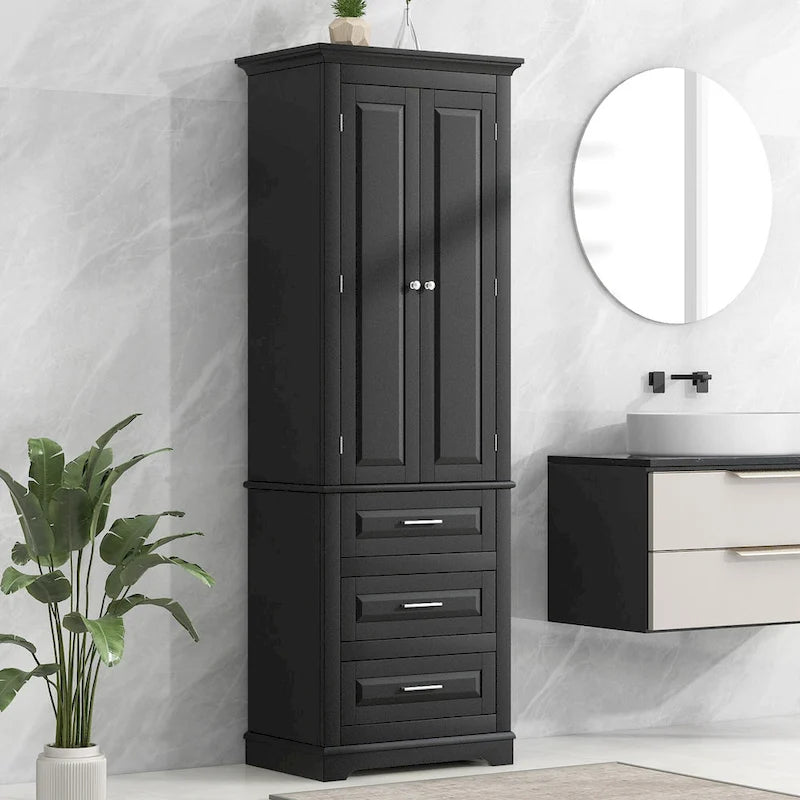 Hochschrank mit Schubladen