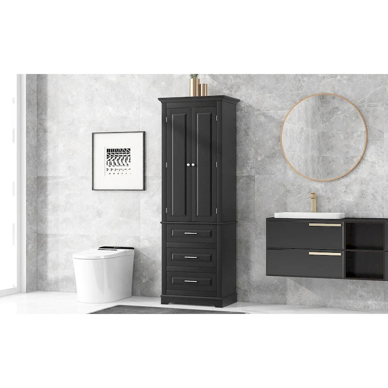 Hochschrank mit Schubladen