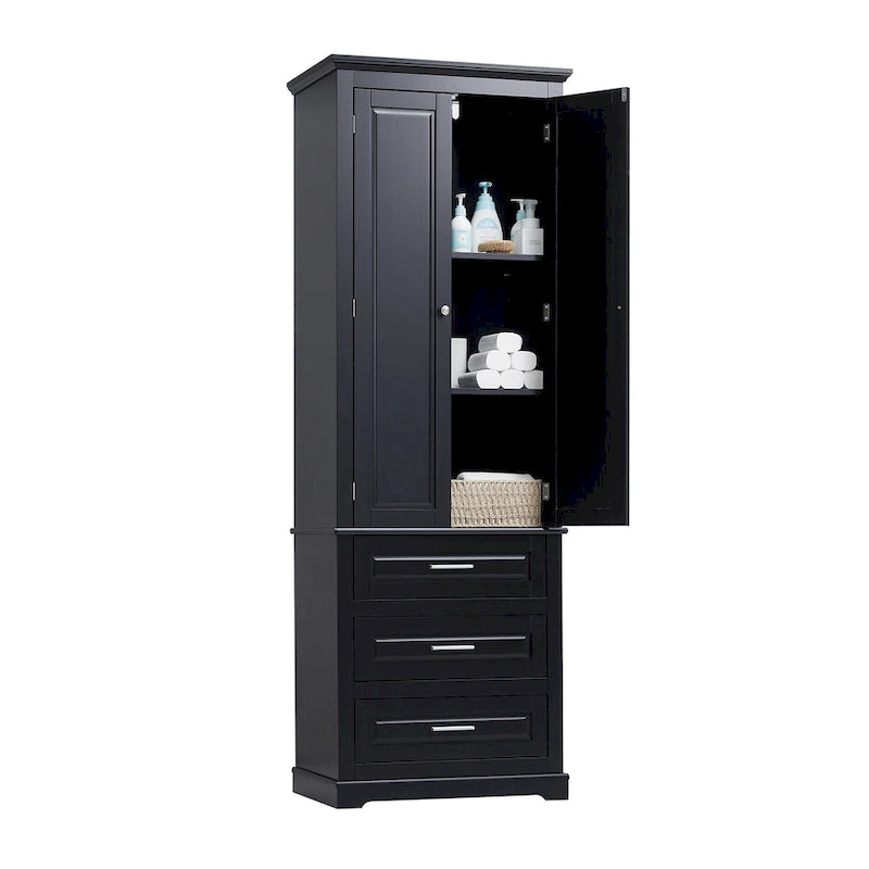 Hochschrank mit Schubladen
