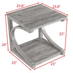 Couchtisch aus Massivholz mit Ablagefach