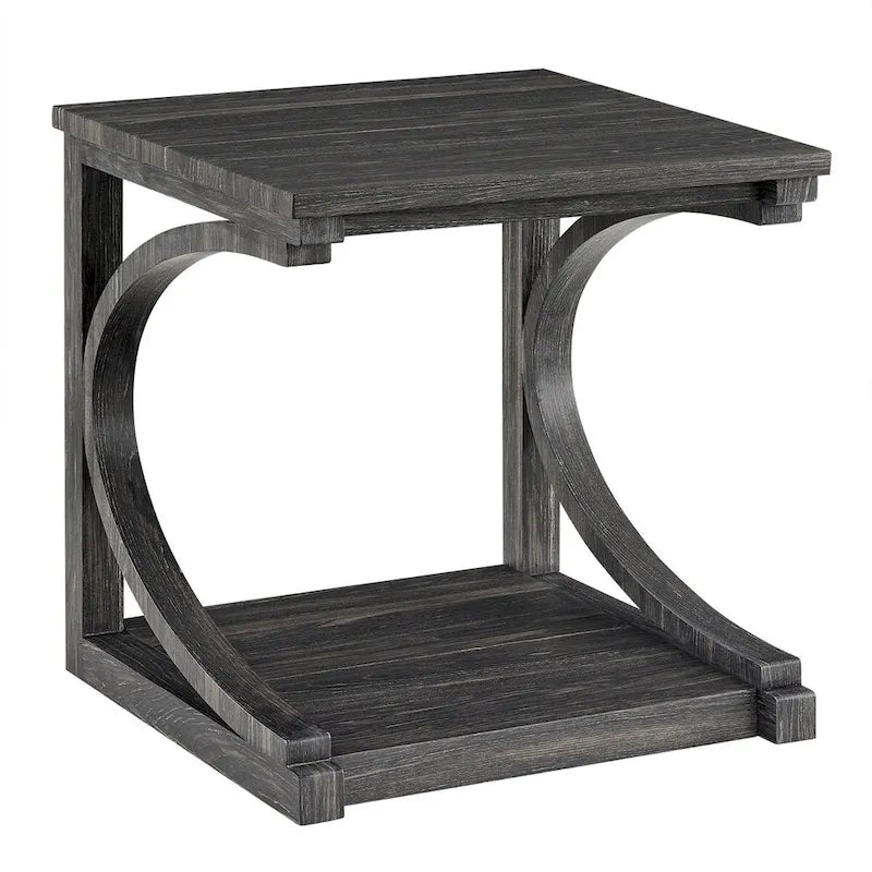Couchtisch aus Massivholz mit Ablagefach